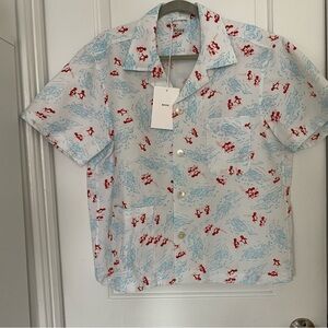 BODE Skiing Penguins Short Sleeve Shirt